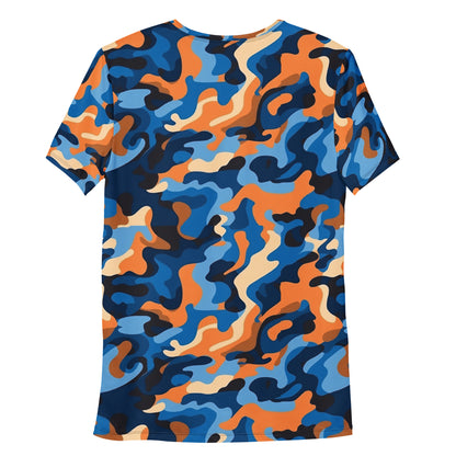 Colorful Camouflage v7 Sport-T-Shirt für Herren Sport T-Shirt JLR Design