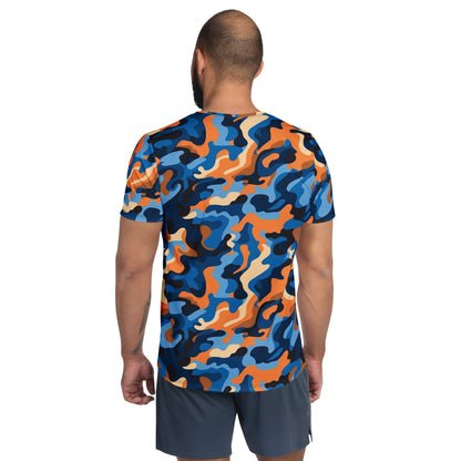 Colorful Camouflage v7 Sport-T-Shirt für Herren Sport T-Shirt JLR Design