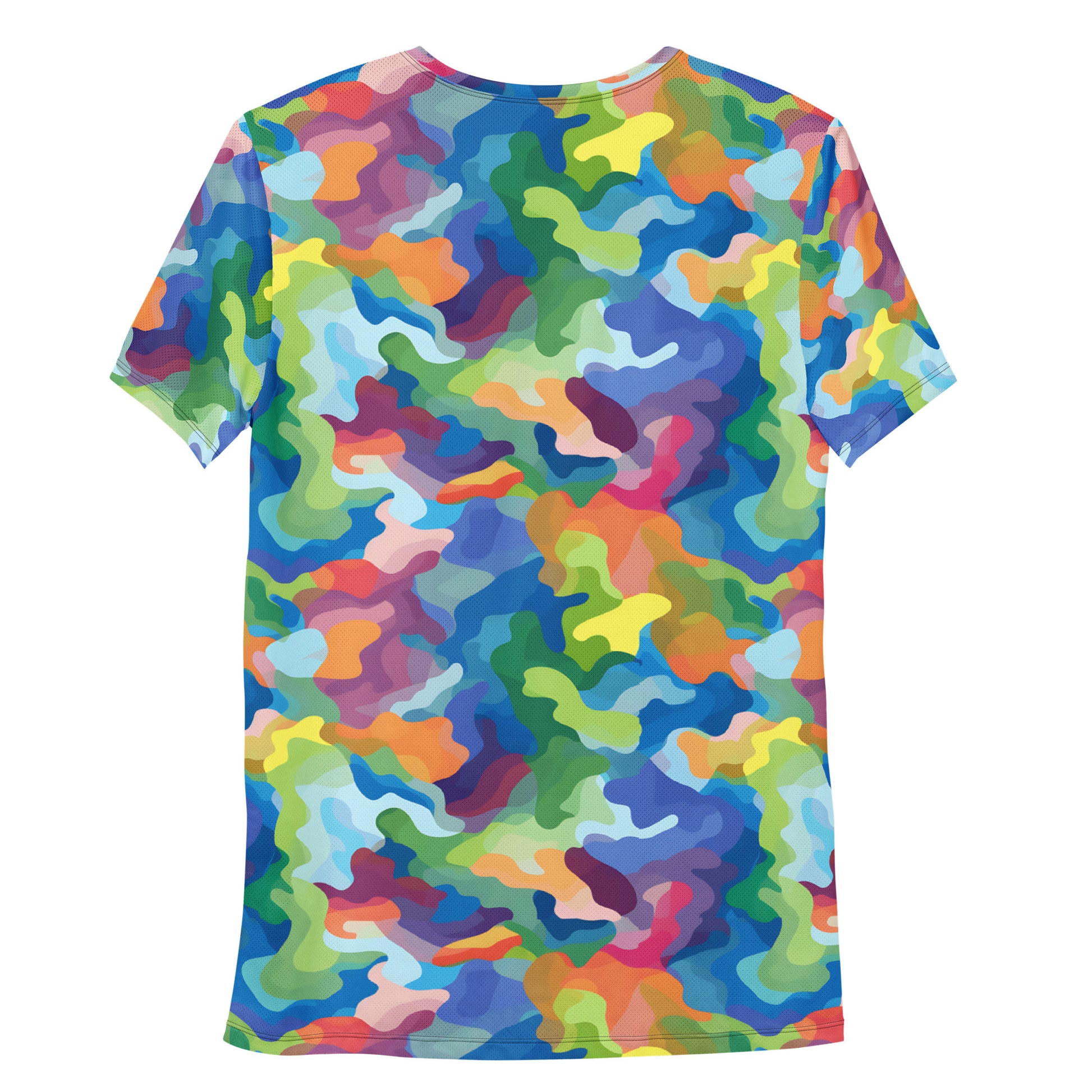 Colorful Camouflage v8 Sport-T-Shirt für Herren Sport T-Shirt JLR Design