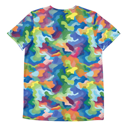 Colorful Camouflage v8 Sport-T-Shirt für Herren Sport T-Shirt JLR Design
