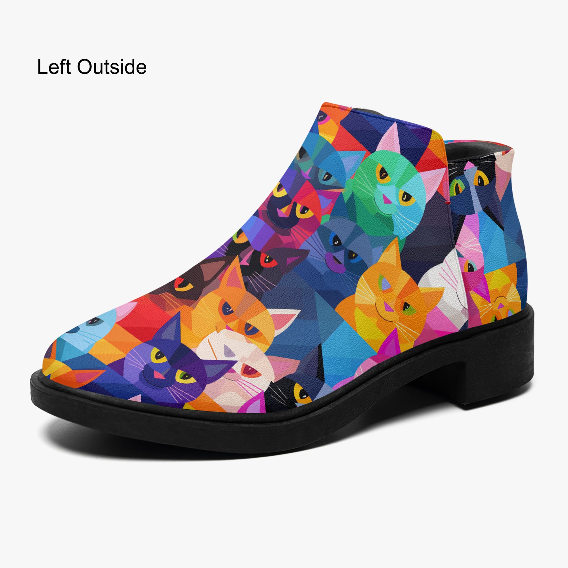 Colorful Cats elegante Reißverschluss-Stiefeletten Stiefeletten JLR Design