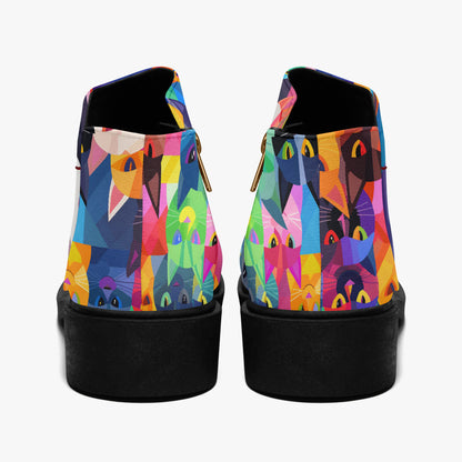 Colorful Cats elegante Reißverschluss-Stiefeletten Stiefeletten JLR Design