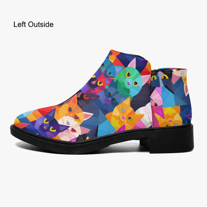 Colorful Cats elegante Reißverschluss-Stiefeletten Stiefeletten JLR Design