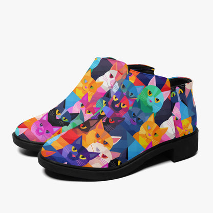 Colorful Cats elegante Reißverschluss-Stiefeletten Stiefeletten JLR Design