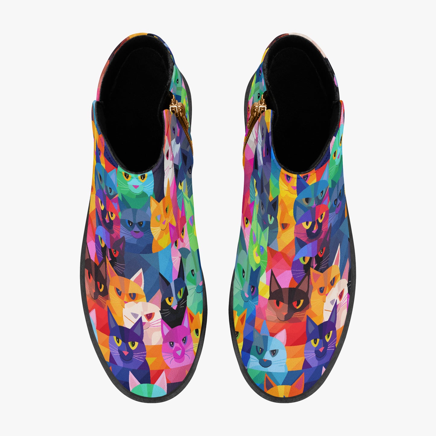 Colorful Cats elegante Reißverschluss-Stiefeletten Stiefeletten JLR Design