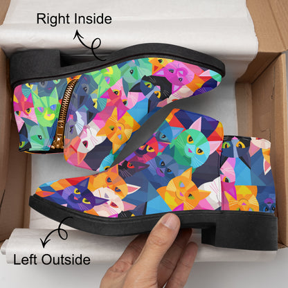 Colorful Cats elegante Reißverschluss-Stiefeletten Stiefeletten JLR Design