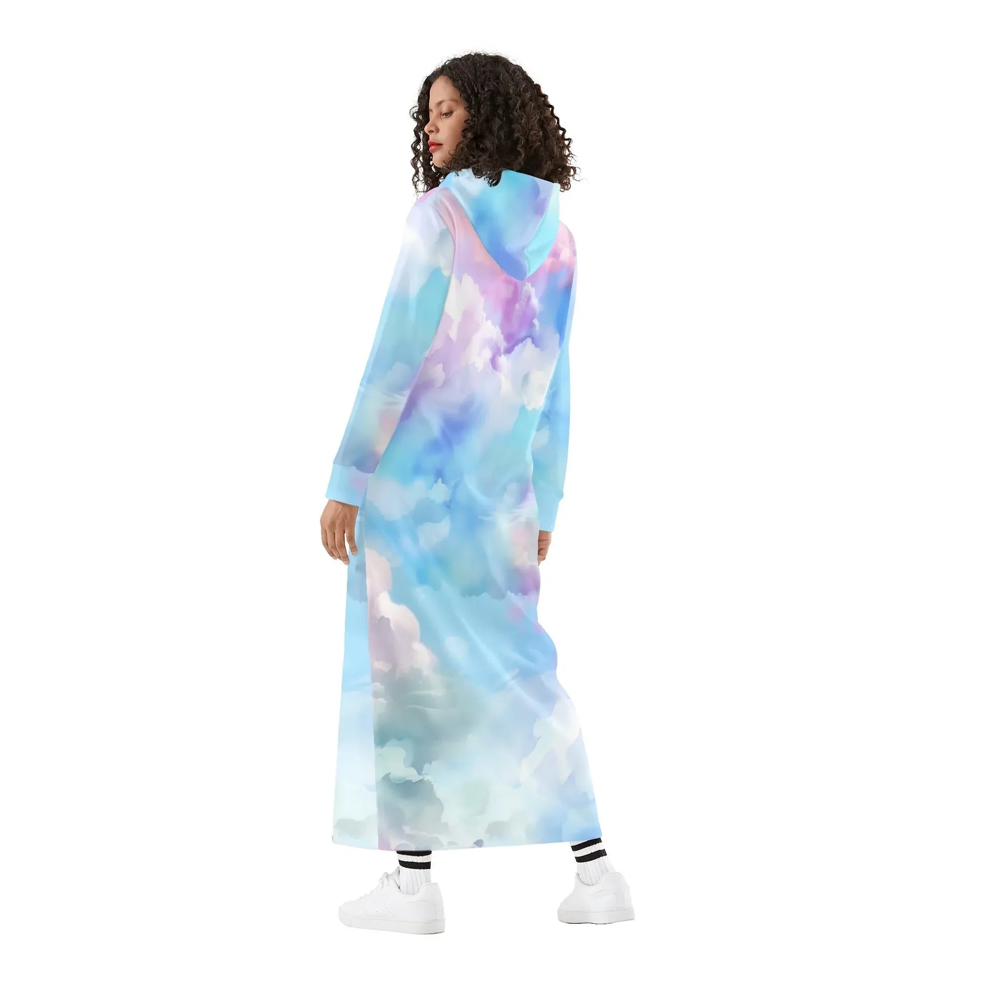 colorful-clouds-bequemes-leichtes-hoodie-kleid-hoodiekleid-jlr-design-54516 - JLR Design