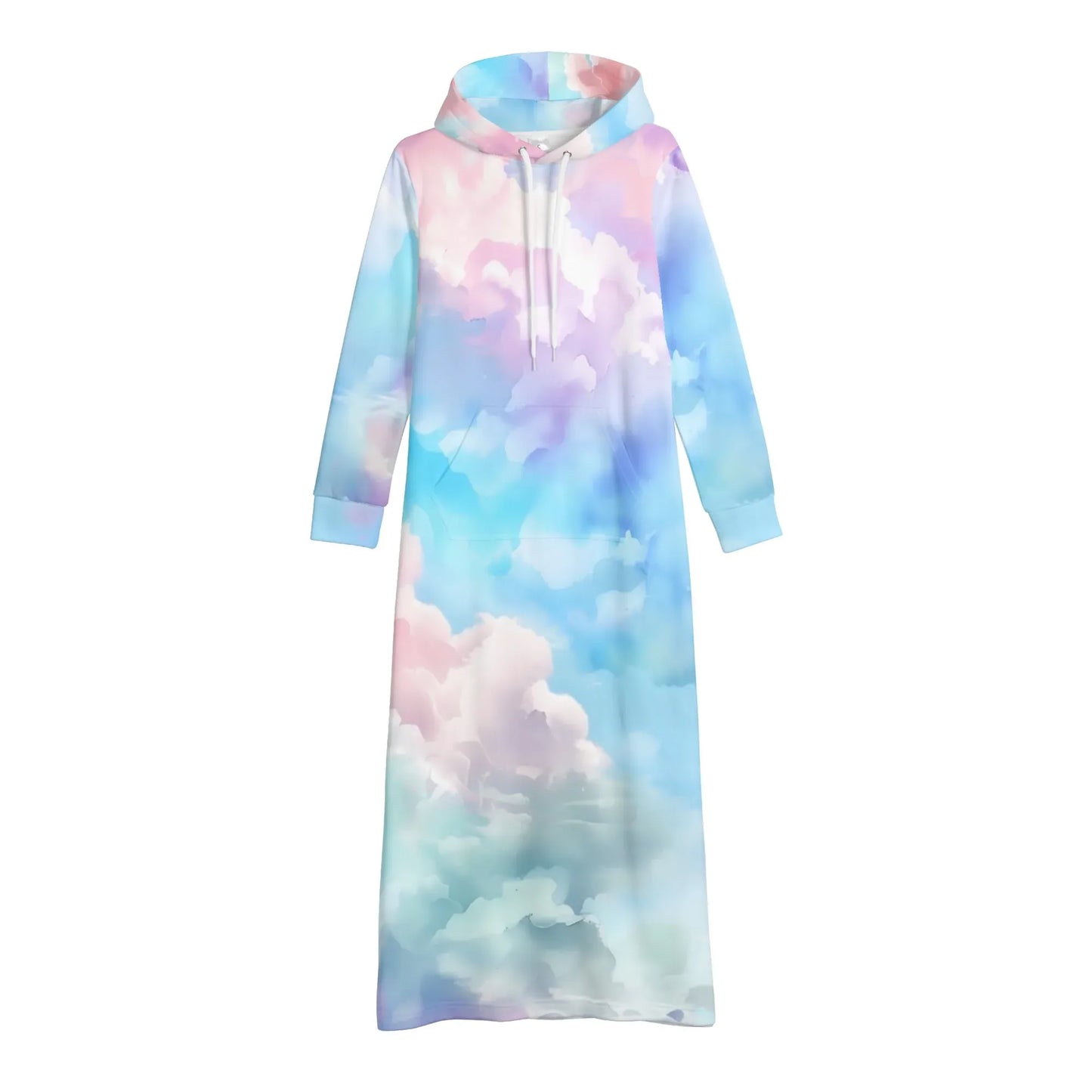 colorful-clouds-bequemes-leichtes-hoodie-kleid-hoodiekleid-jlr-design-24192 - JLR Design