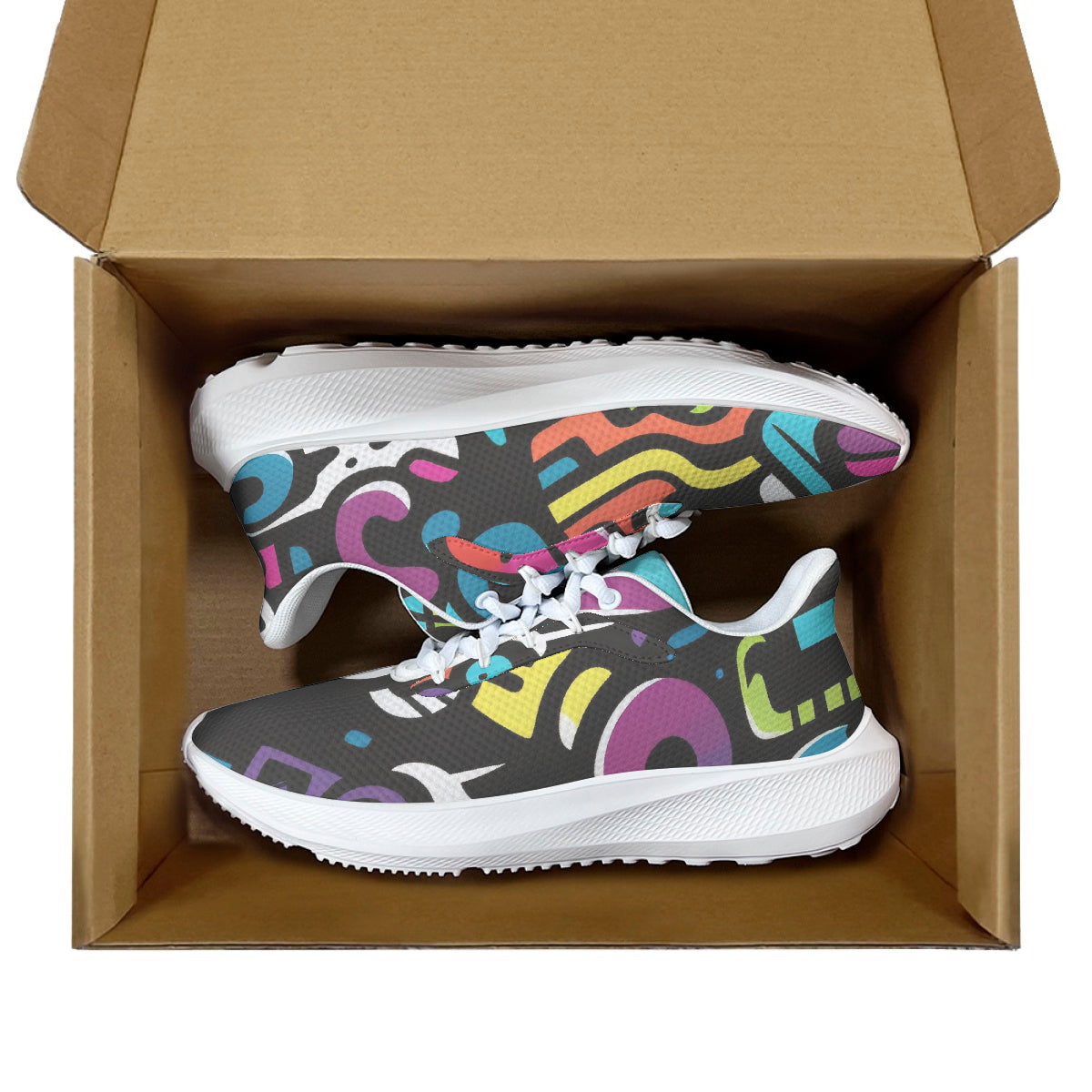 Colorful Graffiti v1 AeroWave Performance Laufschuhe Sneakers JLR Design