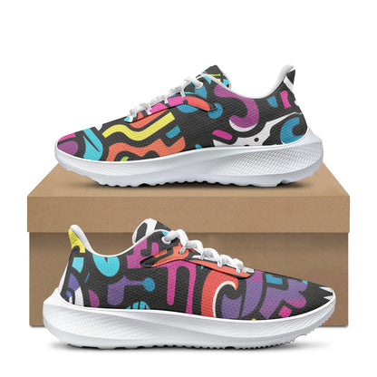 Colorful Graffiti v1 AeroWave Performance Laufschuhe Sneakers JLR Design