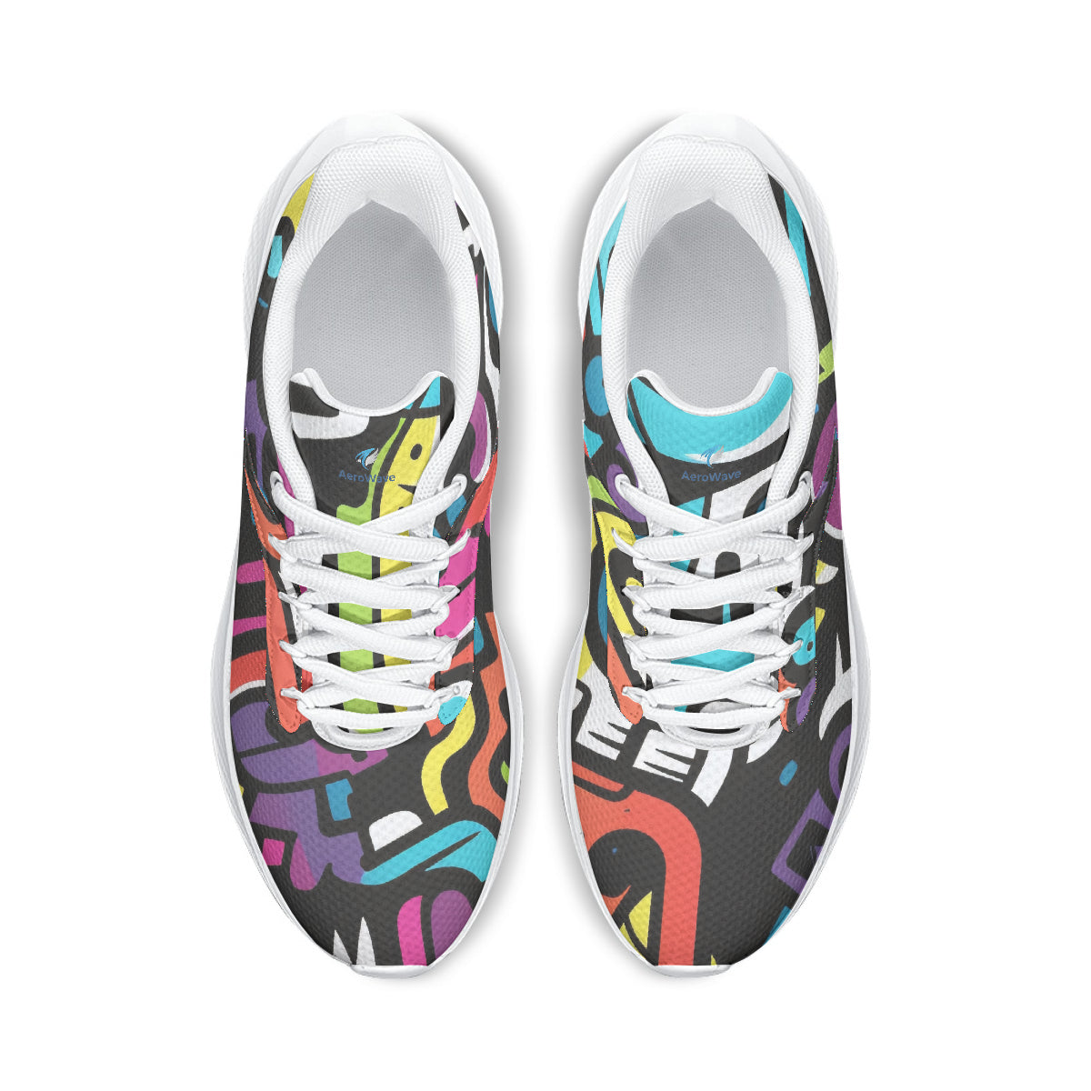 Colorful Graffiti v1 AeroWave Performance Laufschuhe Sneakers JLR Design