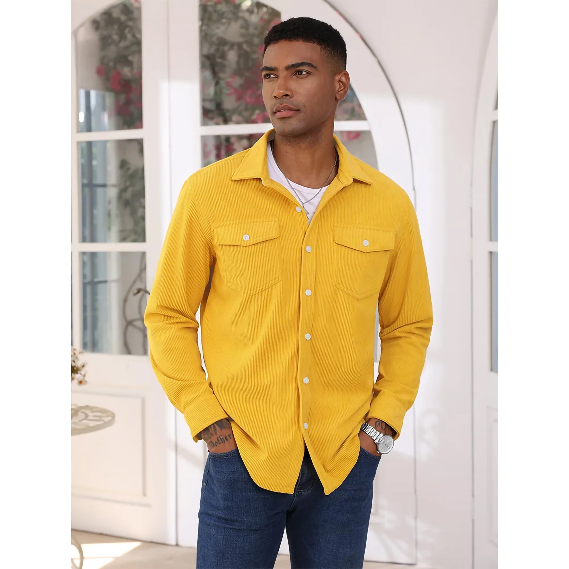 Cord-Jacke für Herren – Lässig und vielseitig Jacke JLR Design