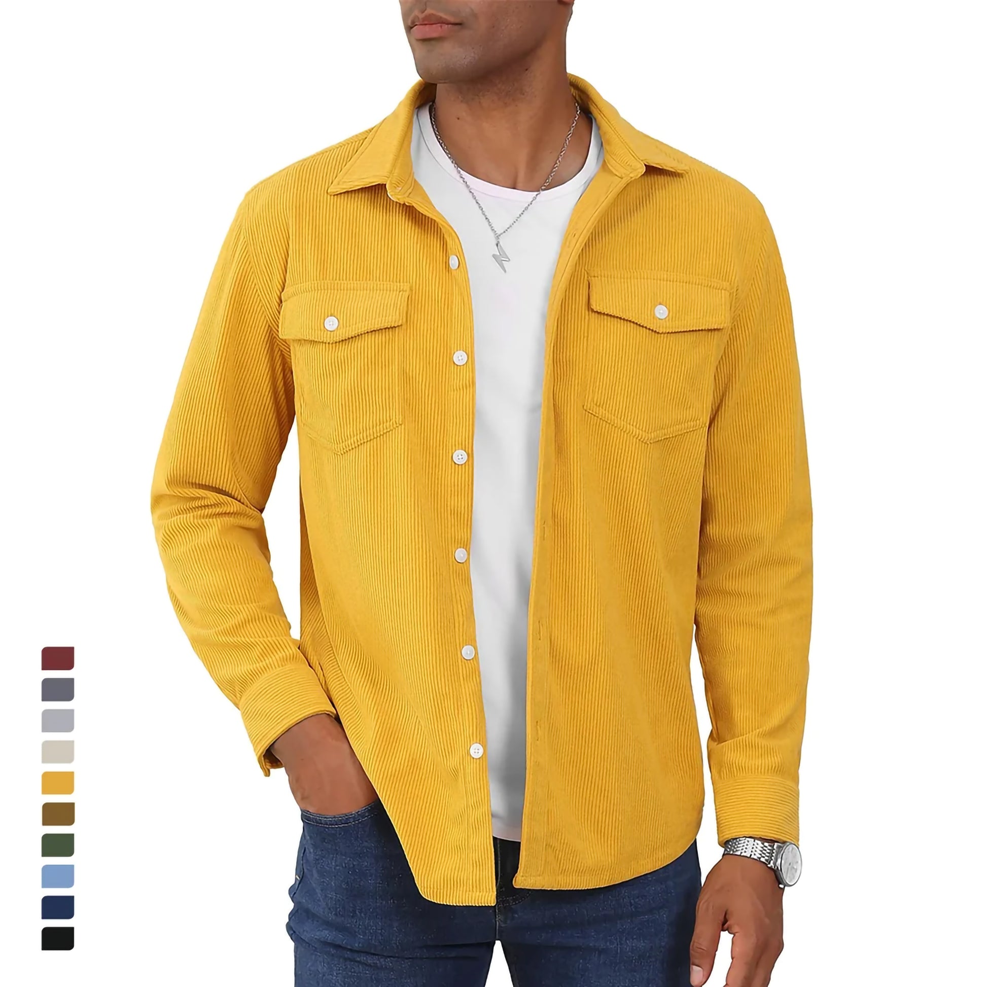 Cord-Jacke für Herren – Lässig und vielseitig Jacke JLR Design