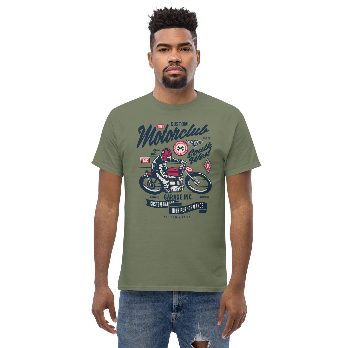 Costum Motorclub South West Herren-T-Shirt T-Shirt 29.99 Costum, Herren, Motorclub, South, T-Shirt, West JLR Design