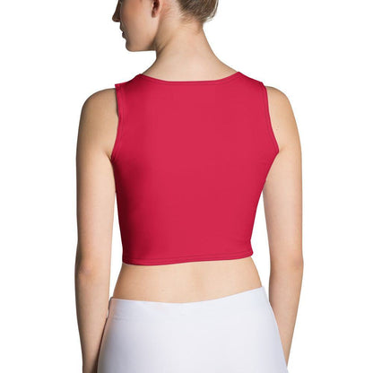 Crimson Damen Crop Top Crop Top JLR Design