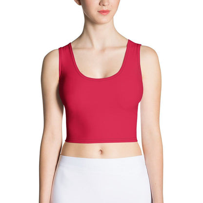 Crimson Damen Crop Top Crop Top JLR Design