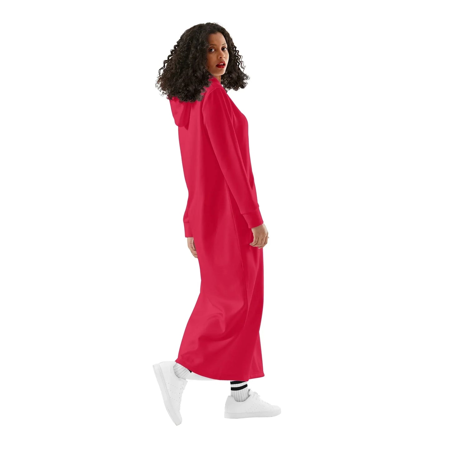 crimson-bequemes-leichtes-hoodie-kleid-hoodiekleid-jlr-design-34489 - JLR Design