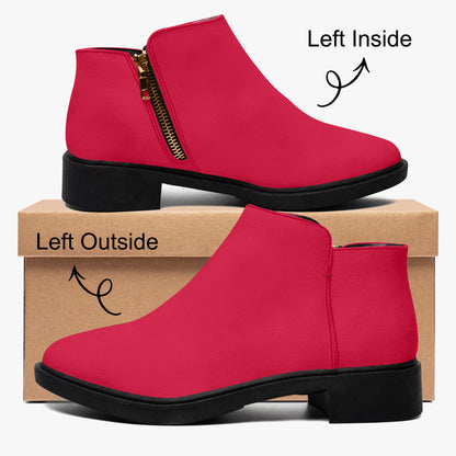 Crimson elegante Reißverschluss-Stiefeletten Stiefeletten JLR Design