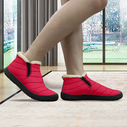 Crimson Faux Fur Slipper Slipper JLR Design