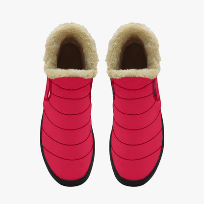 Crimson Faux Fur Slipper Slipper JLR Design