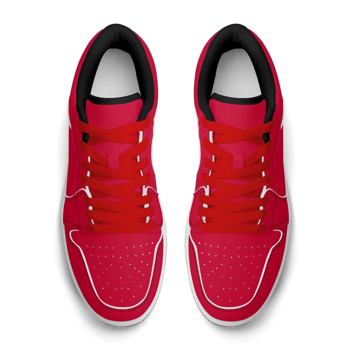 crimson-low-top-leder-sneaker-fur-damen-sneaker-jlr-design-48437 - JLR Design