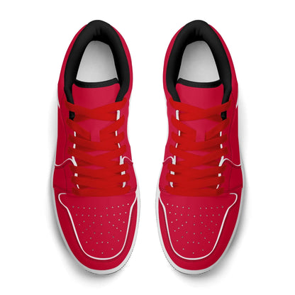 crimson-low-top-leder-sneaker-fur-damen-sneaker-jlr-design-48437 - JLR Design