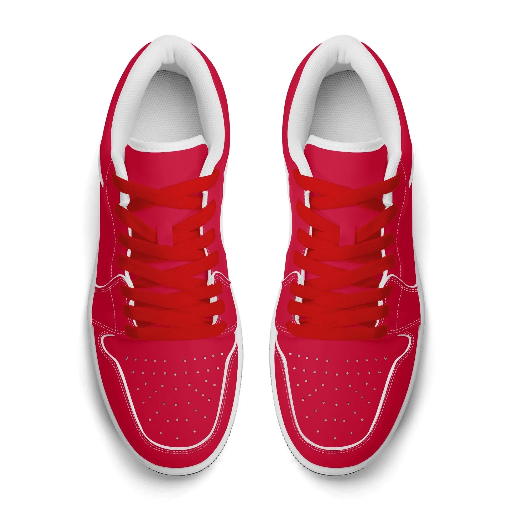 crimson-low-top-leder-sneaker-fur-damen-sneaker-jlr-design-93453 - JLR Design