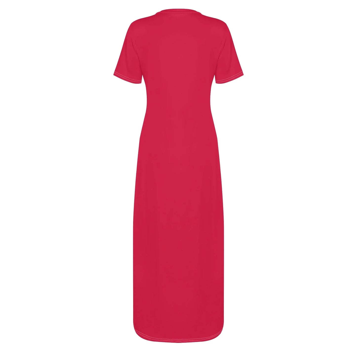 crimson-short-sleeve-long-dresses-long-dress-jlr-design-52609 - JLR Design