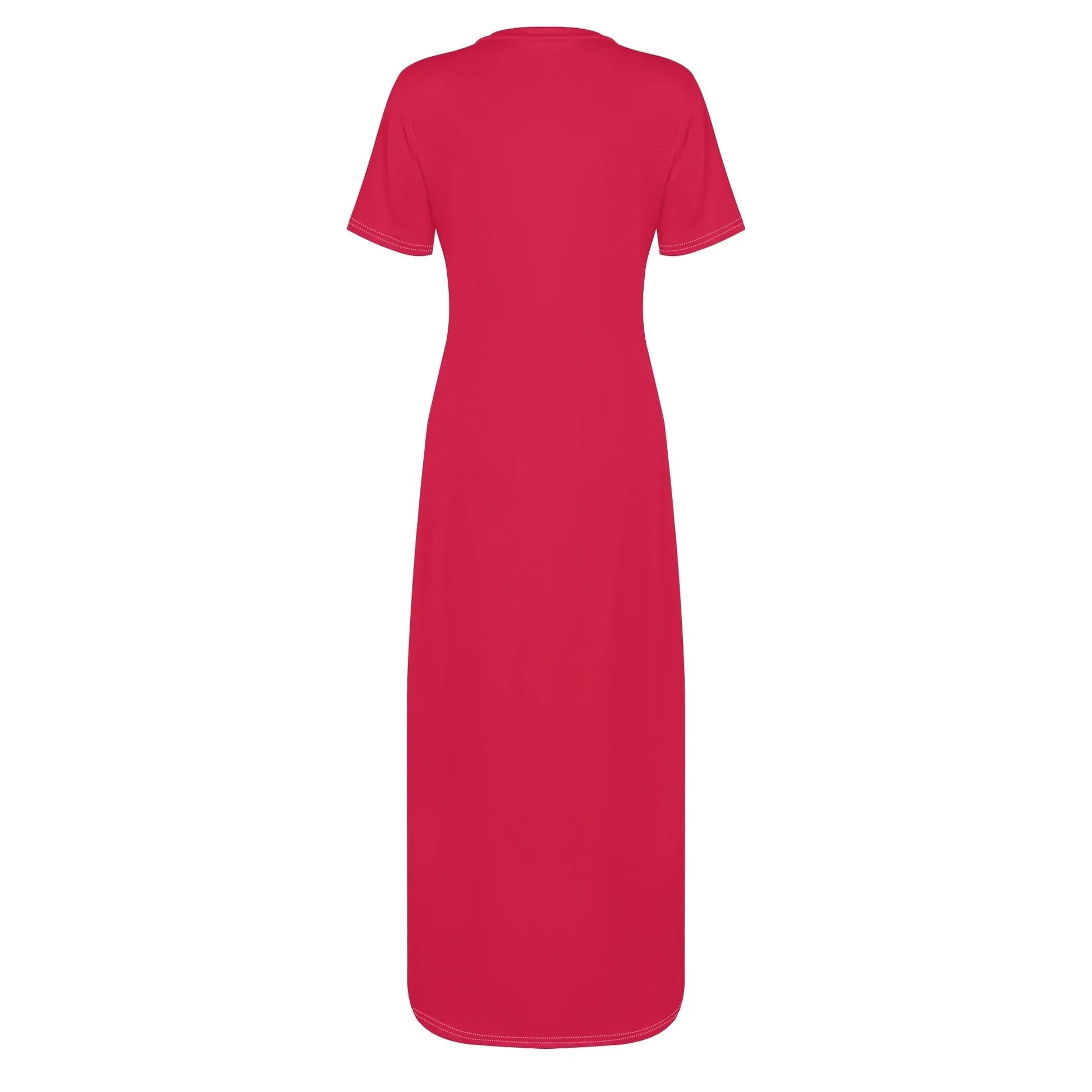 crimson-short-sleeve-long-dresses-long-dress-jlr-design-52609 - JLR Design