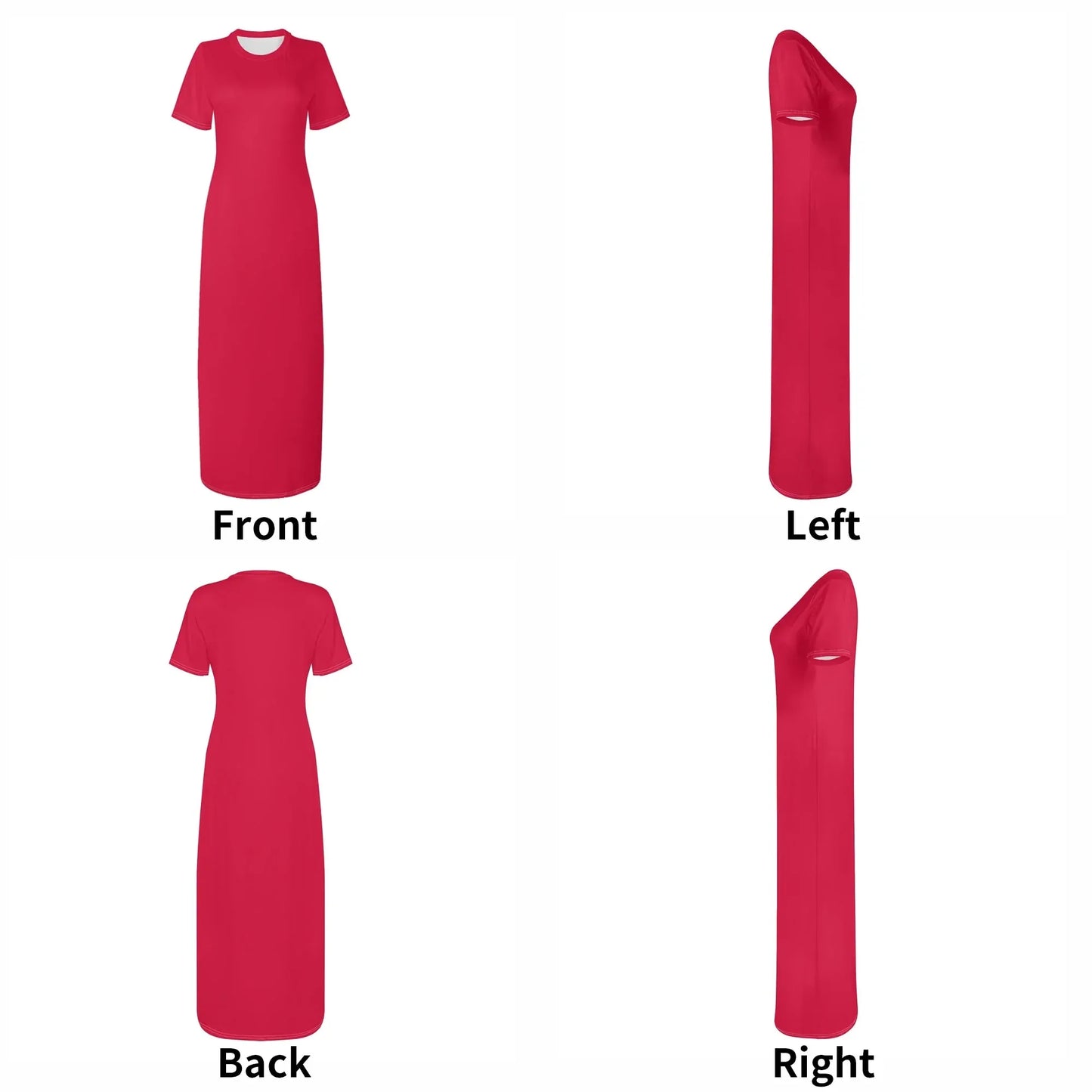 crimson-short-sleeve-long-dresses-long-dress-jlr-design-11998 - JLR Design