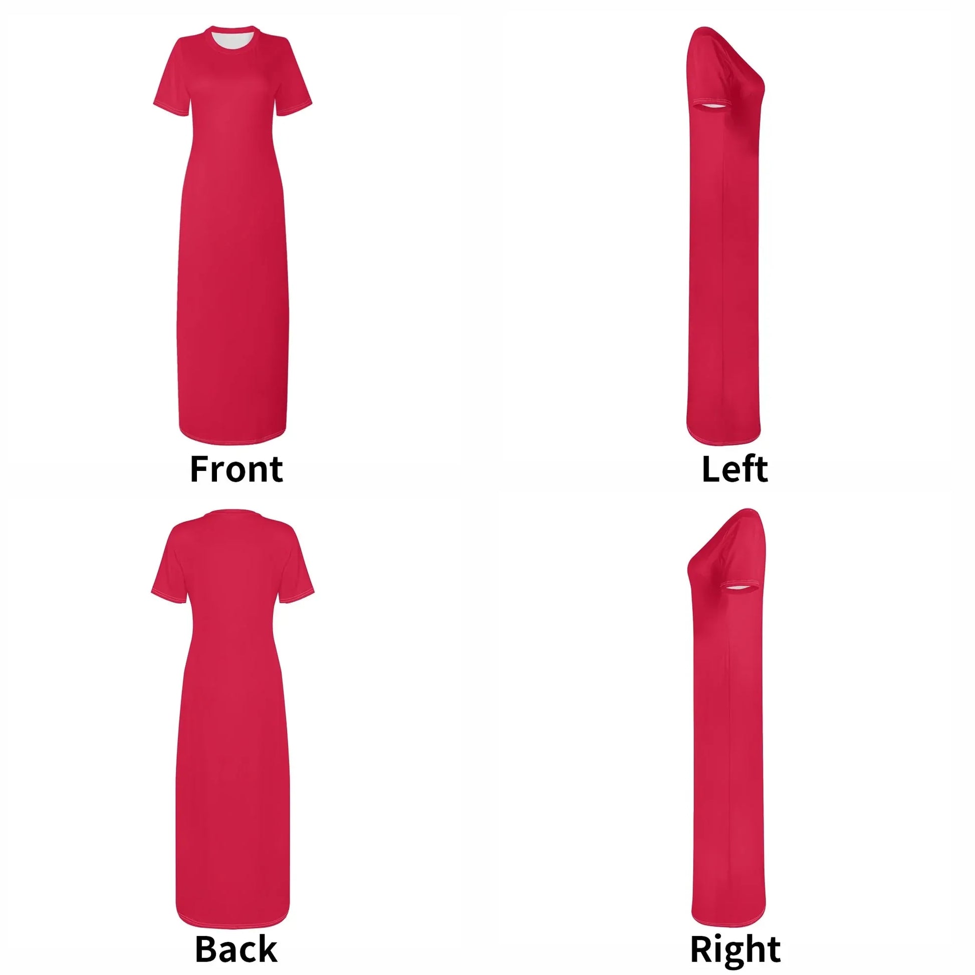 crimson-short-sleeve-long-dresses-long-dress-jlr-design-11998 - JLR Design
