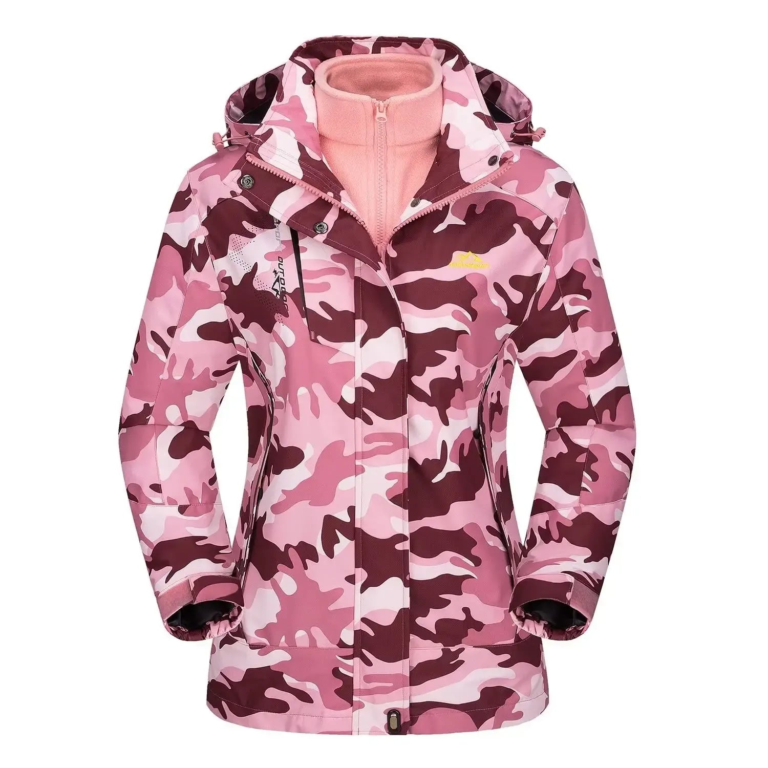 damen-3-in-1-outdoor-jacke-winter-ski-and-wandern-mit-fleece-innenjacke-und-windschutz-jacke-jlr-design-22393 - JLR Design