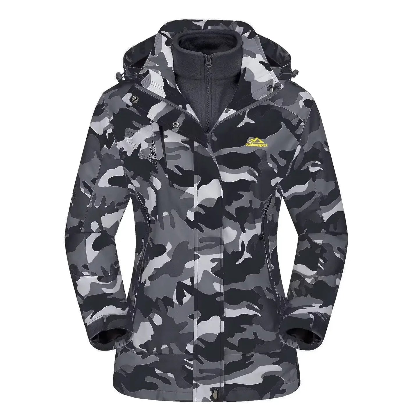 damen-3-in-1-outdoor-jacke-winter-ski-and-wandern-mit-fleece-innenjacke-und-windschutz-jacke-jlr-design-42803 - JLR Design