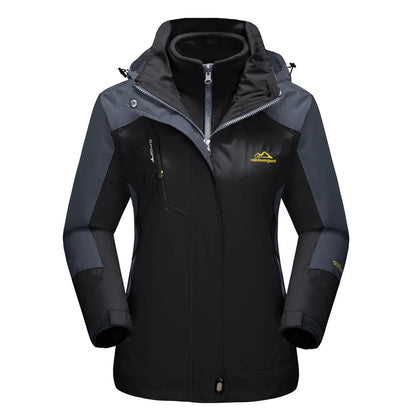 damen-3-in-1-outdoor-jacke-winter-ski-and-wandern-mit-fleece-innenjacke-und-windschutz-jacke-jlr-design-65135 - JLR Design