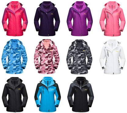 damen-3-in-1-outdoor-jacke-winter-ski-and-wandern-mit-fleece-innenjacke-und-windschutz-jacke-jlr-design-36069 - JLR Design