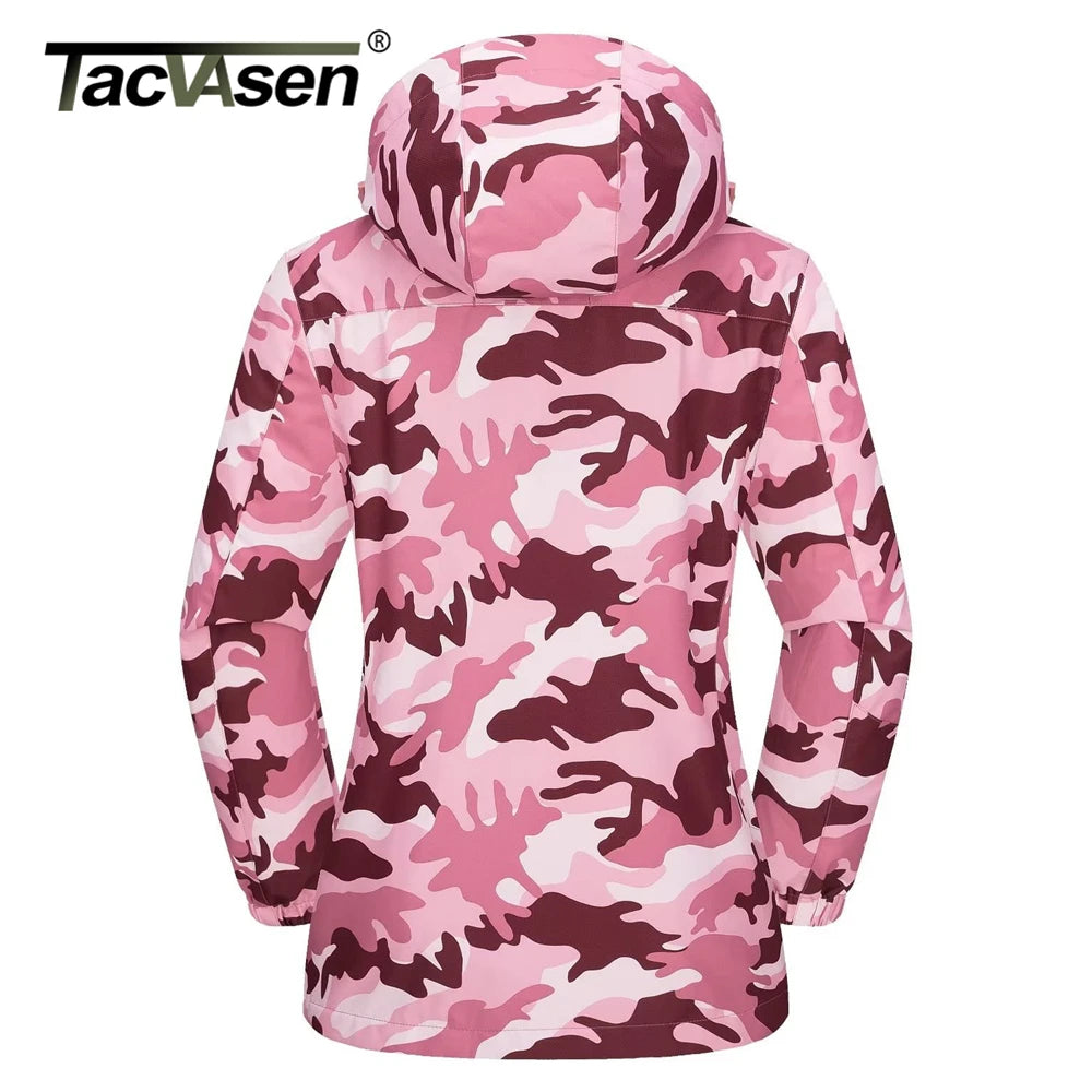 Damen 3-in-1 Outdoor Jacke – Winter, Ski & Wandern mit Fleece-Innenjacke und Windschutz Jacke 144.99 Camouflage, Damen, Jacke, Mehrteilig JLR Design