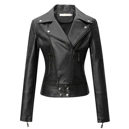 schwarz-orange-lederjacke-fur-damen-jacke-jlr-design-51934 - JLR Design