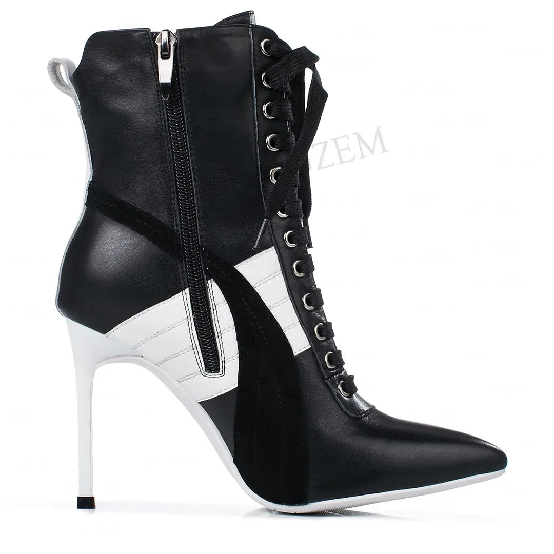 elegante-damen-high-heels-aus-echtem-leder-im-sneaker-design-high-heels-jlr-design-76247 - JLR Design