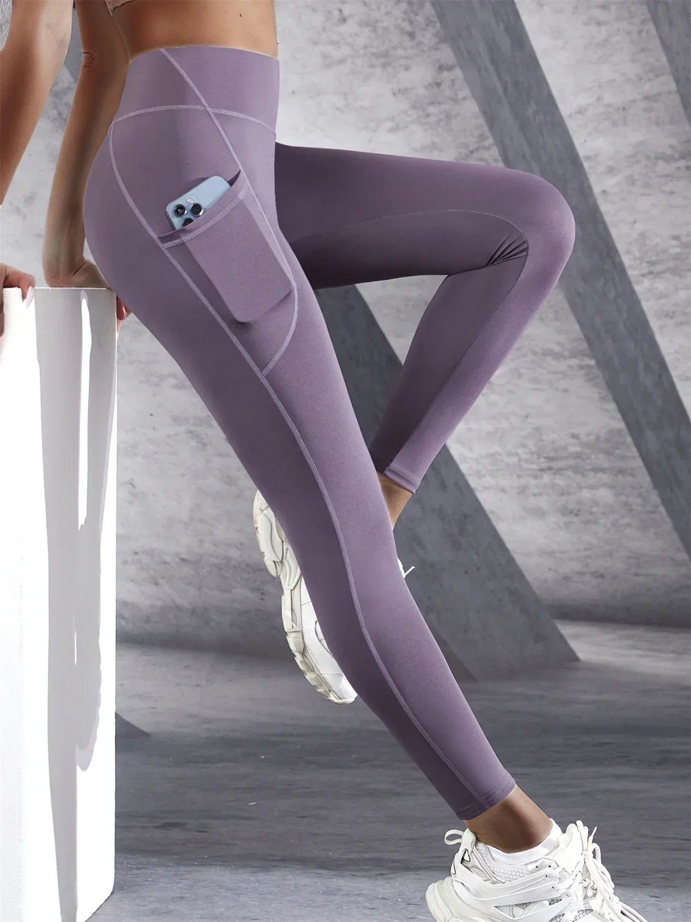 damen-high-waist-leggings-mit-taschen-stretch-push-up-and-perfekt-fur-fitness-and-yoga-yoga-leggings-jlr-design-81896 - JLR Design