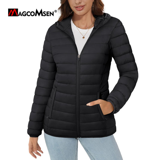 Damen Leichtgewichtige Kapuzenjacke – Wasserdicht & Winddicht für Wintertage Jacke 89.99 Damen, Hoodie, Jacke, winter, Winterjacke JLR Design