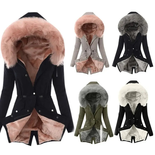 bequemer-damenparka-mit-kapuze-jacke-jlr-design-46096 - JLR Design