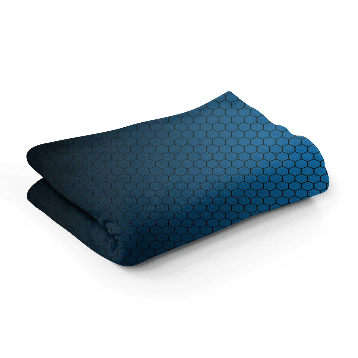 Dark Blue Hexagon Fleece - Decke -- Dark Blue Hexagon Fleece - Decke - undefined Blanket Basic | JLR Design