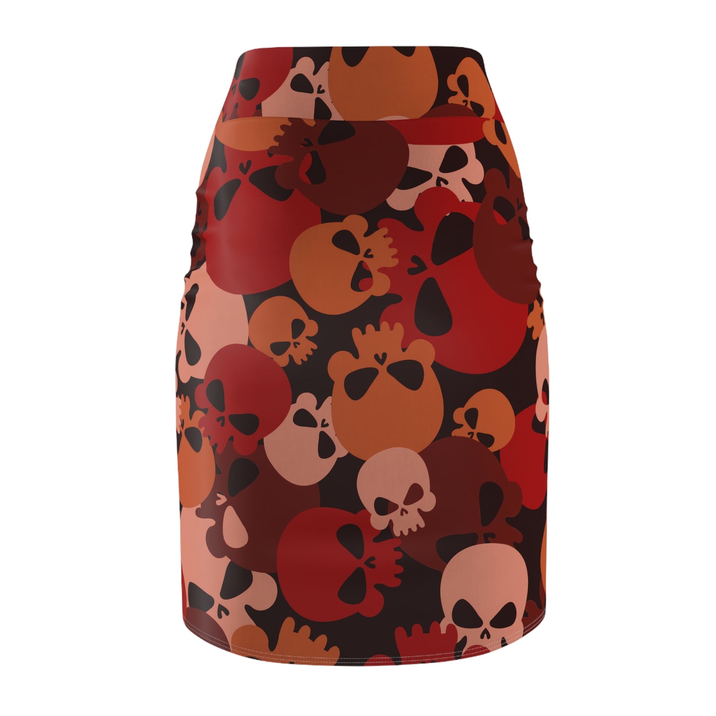 Dark Red Skull Bleistiftrock Bleistiftrock JLR Design