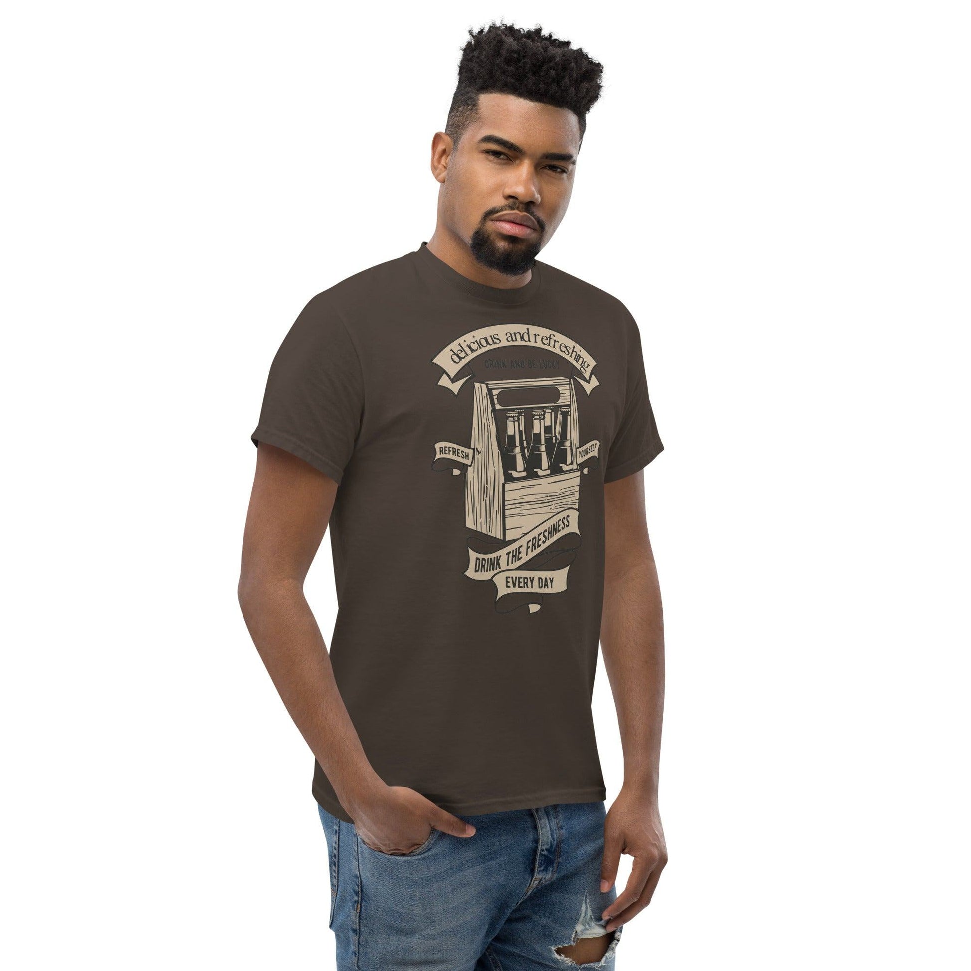 Delicious and Refreshing Herren-T-Shirt T-Shirt 29.99 Bier, Delicious, Herren, Refreshing, T-Shirt JLR Design