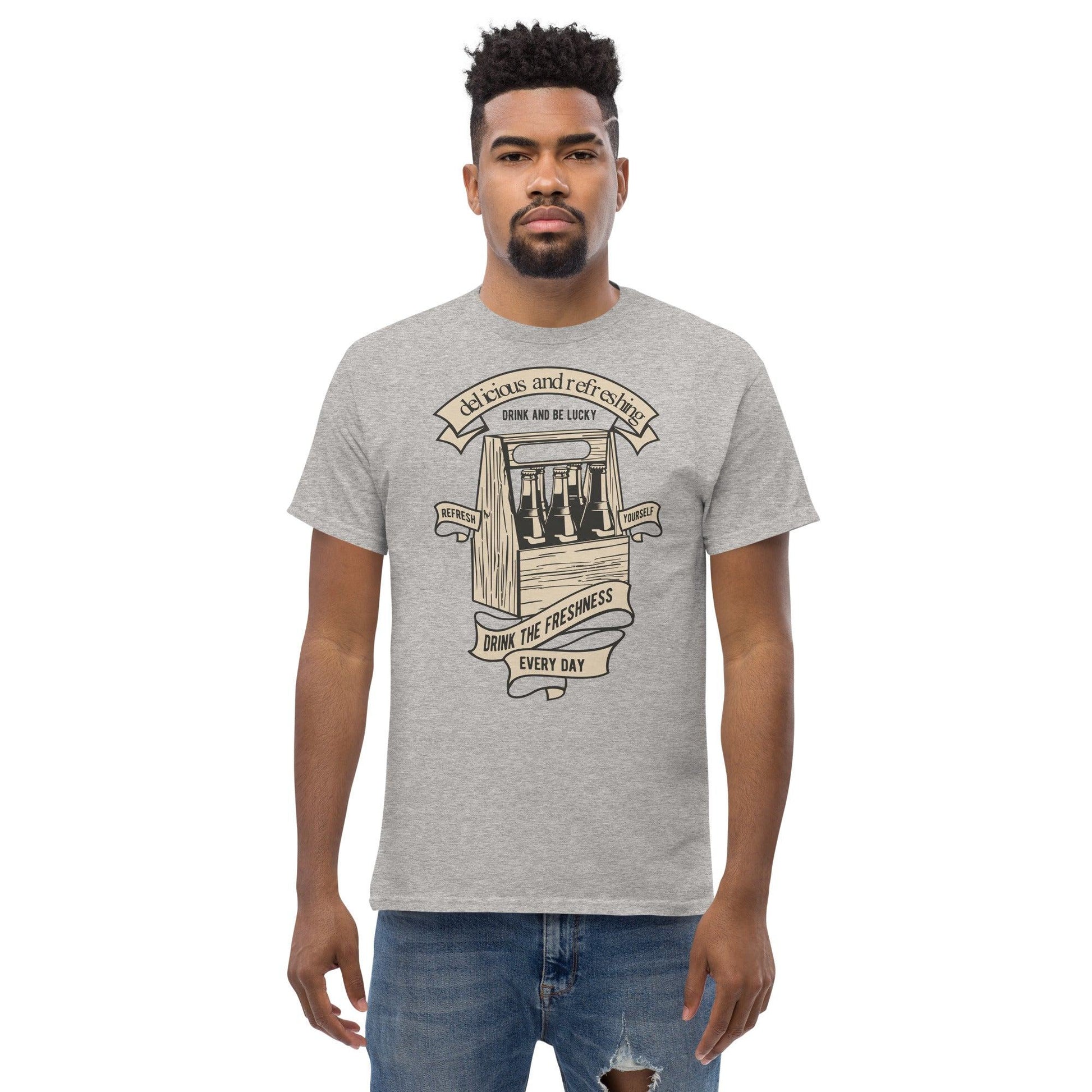 Delicious and Refreshing Herren-T-Shirt T-Shirt 29.99 Bier, Delicious, Herren, Refreshing, T-Shirt JLR Design