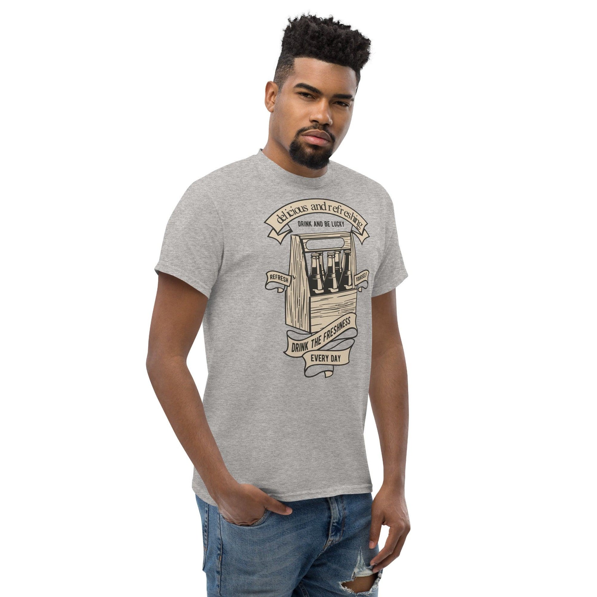 Delicious and Refreshing Herren-T-Shirt T-Shirt 29.99 Bier, Delicious, Herren, Refreshing, T-Shirt JLR Design