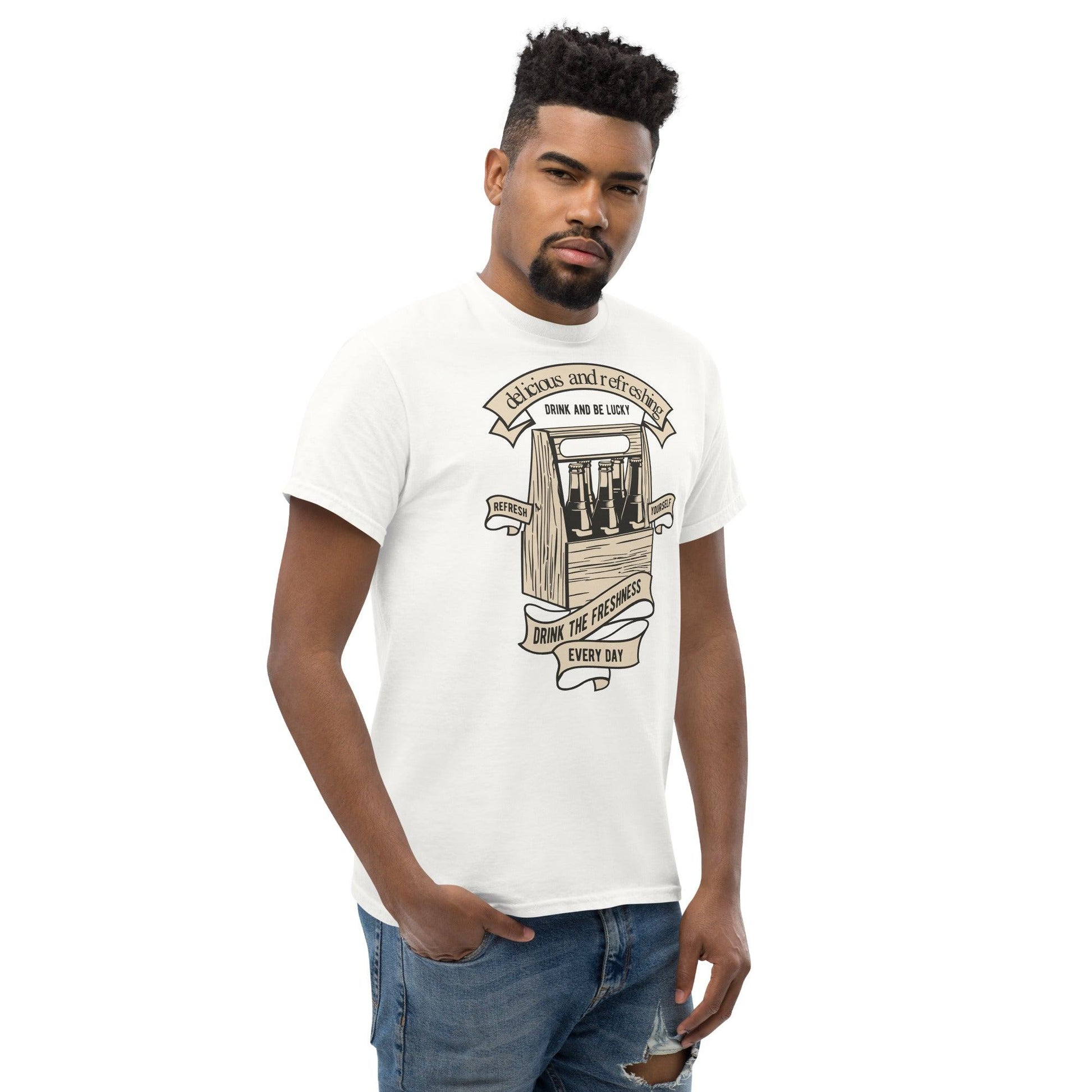 Delicious and Refreshing Herren-T-Shirt T-Shirt 29.99 Bier, Delicious, Herren, Refreshing, T-Shirt JLR Design