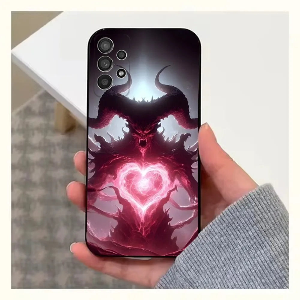 Demonic Love TPU Hülle für Samsung Galaxy S20 S21 S22 S23 S24 S25 5G/Plus/FE/Ultra Handyhülle JLR Design