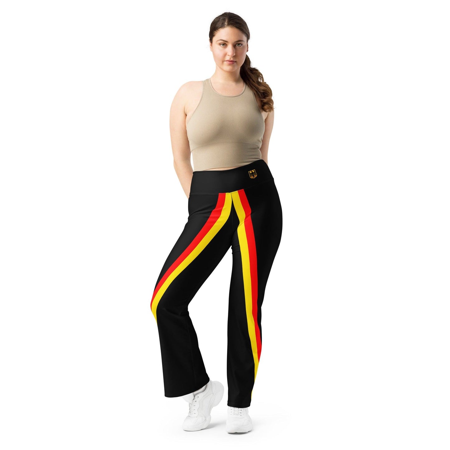 Deutschland High Waist Flare Leggings Flare Leggings 69.99 Deutschland, Flare, Leggings JLR Design