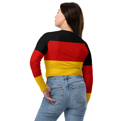 Deutschland Langarm Crop Top Long Sleeve Crop Top 61.99 Crop, Deutschland, Long, Sleeve, Top JLR Design